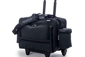 Hopkins Medical Products Rolling Med Bag with EZ-View: Waterproof, Ultimate Mobility for Healthcare Pros, 39.5" Handle