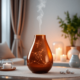 Porseme 3D Glass Aromatherapy Oil Diffuser – Ultrasonic Humidifier with Auto Shut-Off, Timer, BPA-Free, 100ml, Lasts 4 Hours – Perfect for Home, Hotel, Yoga, SPA, Gift