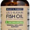 Wiley's Finest Wild Alaskan Fish Oil Easy Swallow Minis - Omega-3 Fish Oil Supplement for Adults...