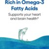Natural Factors, Wild Alaskan Salmon Oil Provides Omega-3, EPA, DHA & Vitamin D, Supports Brain…