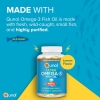 Qunol Fish Oil Omega 3 Mini Softgels, 1000mg Omega 3 EPA + DHA, Ultra Pure Supplements, Heart…