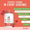 MaryRuth Organics Kids Vitamins | USDA Organic | Multivitamin Gummies + Postbiotics for Ages 4+ | Lactobacillus Rhamnosus | Vegan | Non-GMO | 60 Count