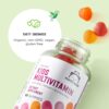 Amazon Brand – Mama Bear Organic Kids Multivitamin, 60 Gummies, 1 Month Supply (Packaging May Vary), Berry, Cherry & Orange