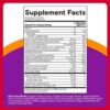 SmartyPants Organic Toddler Multivitamin Gummies: Probiotics, Omega 3 (ALA), Vitamin D3, C, Vitamin B12, B6, A, K & Zinc, Beta Carotene, Gluten Free, Three Fruit Flavors, 60 Count (30 Day Supply)