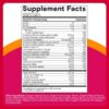 SmartyPants Organic Women’s Multivitamin Gummies: Biotin, Probiotics, Methylfolate, Omega 3 (ALA), Vitamin D3, C, Vitamin B12, B6, A, K & Zinc, Inositol, Gluten Free, 120 Count (30 Day Supply)