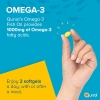 Qunol Fish Oil Omega 3 Mini Softgels, 1000mg Omega 3 EPA + DHA, Ultra Pure Supplements, Heart…