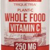 Organic Vitamin C Liquid - 250 mg | Whole Food Vitamin C Supplement from Fruit Plus Absorption...
