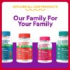 SmartyPants Organic Toddler Multivitamin Gummies: Probiotics, Omega 3 (ALA), Vitamin D3, C, Vitamin B12, B6, A, K & Zinc, Beta Carotene, Gluten Free, Three Fruit Flavors, 60 Count (30 Day Supply)