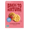 Back to Nature Classic Round Crackers - Dairy Free, Non-GMO, Made with Wheat Flour & Sea Salt,...