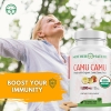 Organic Vitamin C from Camu Camu Capsules 1,000mg, Packed with Natural VIT C, Raw Antioxidants -…