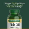 Nature’s Bounty Fish Oil, Supports Heart Health, 1200 Mg, 360 Mg Omega-3, Rapid Release…