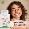 Organic Vitamin C from Camu Camu Capsules 1,000mg, Packed with Natural VIT C, Raw Antioxidants -…