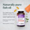 New Chapter Wholemega Fish Oil Supplement – Wild Alaskan Salmon Oil with Omega-3 + Vitamin D3 +…