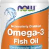 NOW Foods Supplements, Omega-3 180 EPA / 120 DHA, Molecularly Distilled, Cardiovascular...