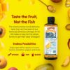 Barlean’s Mango Peach Omega 3 Fish Oil Liquid Supplement with Vitamin D, 1080mg EPA & DHA Fatty…