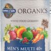Garden of Life Organics Men 40+ Gummy Vitamins - Berry - Certified Organic, Non-GMO, Vegan, Kosher Complete Multi - Methyl B12, C & D3 - Gluten, Soy & Dairy Free, 120 Real Fruit Gummies