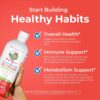 MaryRuth Organics Multivitamin for Women Men & Kids | Sugar Free | Vegan | Vitamin A, C, D, E, B12, Zinc | Daily Vitamins for Kids, Mens, Womens | Energy & Beauty Booster Multimineral | 32 Fl Oz