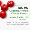 Natural Vitamin C from Organic Acerola Cherry – High Absorption – with Garlic Ginger & Citrus…