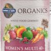 Garden of Life Organics Women 40+ Gummy Vitamins - Berry - Certified Organic, Non-GMO, Vegan, Kosher Complete Multi - Methyl B12, C & D3 - Gluten, Soy & Dairy Free, 120 Real Fruit Gummies