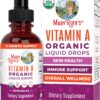 MaryRuth Organics USDA Organic Vitamin A Liquid Drops | 3 Month Supply | Immune Support, Eye Health, Skin Health for Ages 14+ | 750mcg per Serving | Sugar Free | Vegan | Non-GMO | Gluten Free | 1oz
