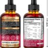 USDA Organic Vitamin B-Complex B5 Pantothenic Acid | B12 Methylcobalamin | B1 Thiamine | B6 Pyridoxine | B7 Biotin | B9 Folic | B3 Niacinamide – B Complex Liquid Drops, Made in USA Supplement, 2fl oz