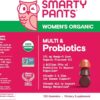 SmartyPants Organic Women’s Multivitamin Gummies: Biotin, Probiotics, Methylfolate, Omega 3 (ALA), Vitamin D3, C, Vitamin B12, B6, A, K & Zinc, Inositol, Gluten Free, 120 Count (30 Day Supply)