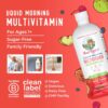 MaryRuth Organics Multivitamin for Women Men & Kids | Sugar Free | Vegan | Vitamin A, C, D, E, B12, Zinc | Daily Vitamins for Kids, Mens, Womens | Energy & Beauty Booster Multimineral | 32 Fl Oz