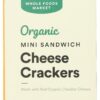 365 by Whole Foods Market, Organic Mini Cheese Sandwich Crackers 8 Count, 1 Ounce