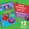Annie’s Organic Fruit Tape, Easter Basket Stuffers, Swirly Strawberry and Bendy Berry Flavors,…