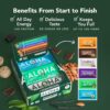 ALOHA Organic Plant Based Protein Bars – 6 Flavor Variety Pack – 12 Count, 1.9oz Bars – Vegan…