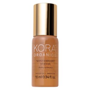 KORA Organics Noni Radiant Hydrating Under Eye Oil Roller, Smooth & Tone, Certified Organic,...