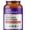 New Chapter Men's Multivitamin for Immune, Stress, Heart + Energy Support with Fermented...