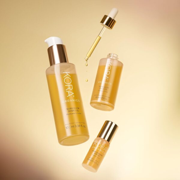 KORA Organics Noni Glow Hydrating Face Oil with Rosehip, Gua Sha Oil, Certified Organic, Cruelty…