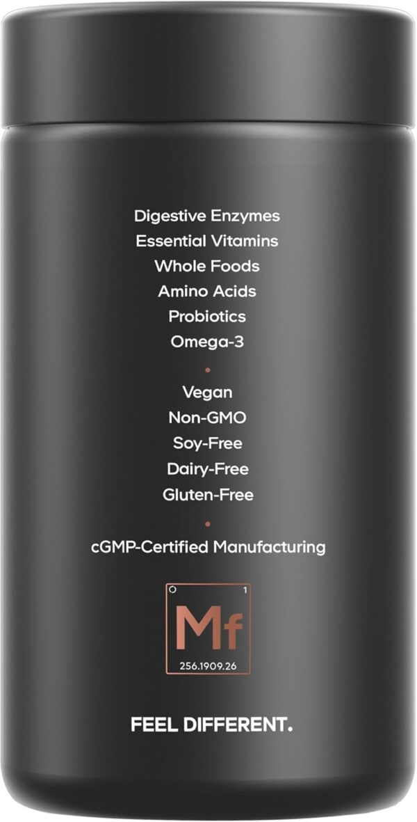 Codeage Mens Daily Multivitamin  25+ Essential Vitamins & Minerals, Organic Whole Foods,…