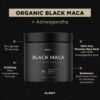 ELMNT 40,000mg 40x Strength Organic Black Maca Root + Ashwagandha – #1 Highest Potency Black…