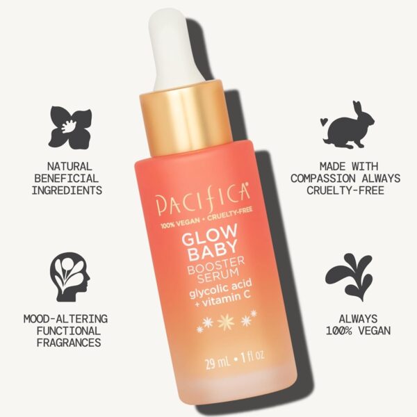Pacifica Vitamin C Face Serum – Glow Baby Booster Facial Serum – Glycolic Acid Serum For Face -…