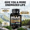 Shilajit Capsules – Premium Shilajit for Men – with Ashwagandha Ginseng and More Fulvic Acid for…