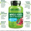 NATURELO Mens Multivitamins – Whole Food Multivitamin for Men with Vitamins, Minerals – 120…