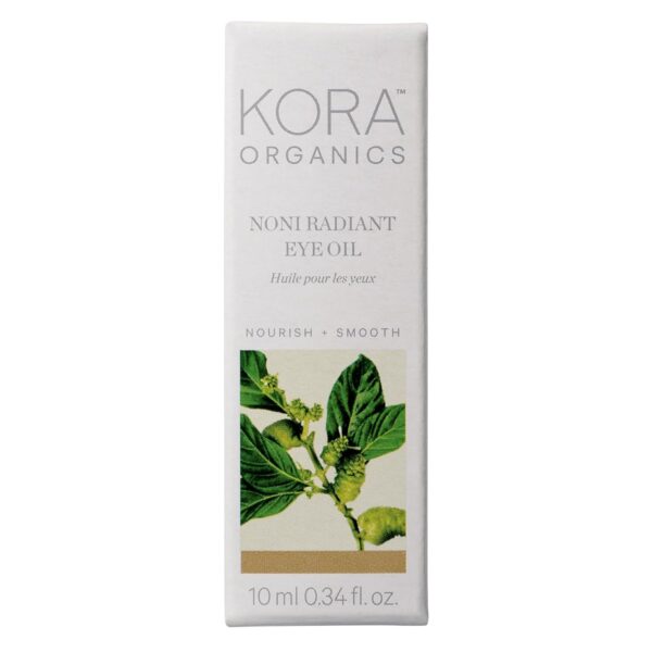 KORA Organics Noni Radiant Hydrating Under Eye Oil Roller, Smooth & Tone, Certified Organic,…