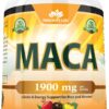 Organic Maca Root Black, Red, Yellow 1900 MG per Serving - 150 Vegan Capsules Peruvian Maca Root...