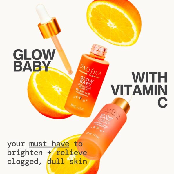 Pacifica Vitamin C Face Serum – Glow Baby Booster Facial Serum – Glycolic Acid Serum For Face -…