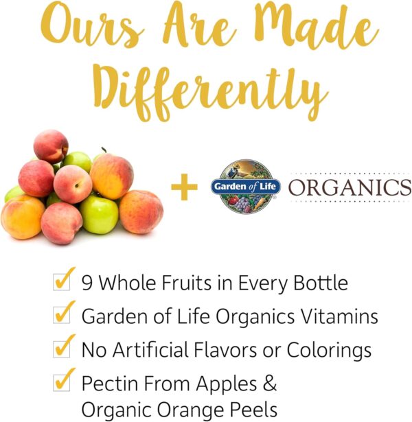 Garden of Life Organics Men’s Gummy Vitamins – Berry – Certified Organic, Non-GMO, Vegan, Kosher…