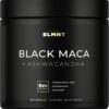 ELMNT 40,000mg 40x Strength Organic Black Maca Root + Ashwagandha - #1 Highest Potency Black...