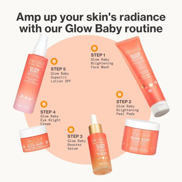 Pacifica Vitamin C Face Serum – Glow Baby Booster Facial Serum – Glycolic Acid Serum For Face -…