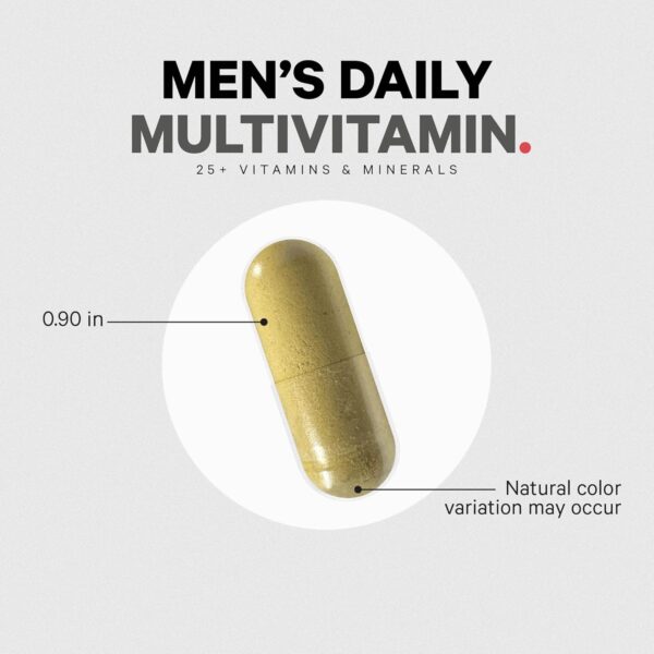 Codeage Mens Daily Multivitamin  25+ Essential Vitamins & Minerals, Organic Whole Foods,…
