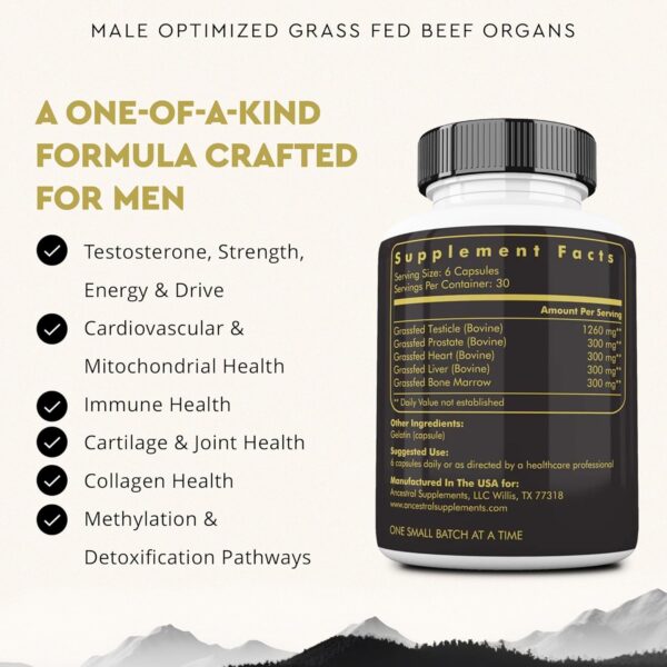Ancestral Supplements Mofo, Supplements for Men, Support for Energy Levels and Overall Men’s…