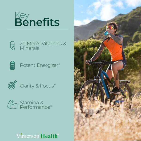 Multivitamin for Men – Daily Mens Multivitamins & Multiminerals with Vitamin D, Vitamin C, B12…